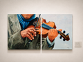 Violinista (díptico)